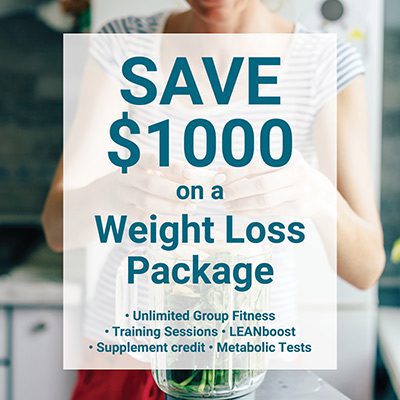 Save $1000 on a weight loss package